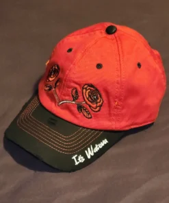 Red baseball hat